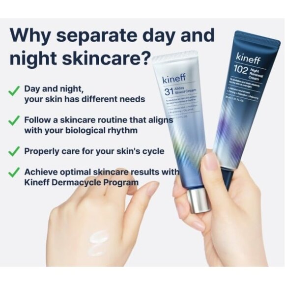 Kineff Dermacycle 102 & 31 Program All-day & Night 2-Pack Cream for Face - Picture 4 of 7